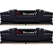 F4-3200C16D-32GVK Memory D4 3200 32GB C16 Ripv K2 2x 16GB, 1,35V, Ripjawsv Siyah