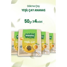 Doğadan Dökme Yeşil Çay Ananas 50 gr x 4 Ade