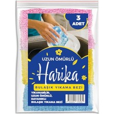 Mey İthalat Yıkanabilir Uzun Ömürlü, Bol Köpüren Dayanıklı Bulaşık Süngeri