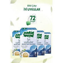 Doğadan Iyi Uykular Çayı Melisa ve Hint Fesleğeni 18' Li x 4 Adet