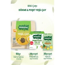 Doğadan Dökme Yeşil Çay Ananas 50 gr & Açai Ananaslı Bardak Poşet Çay & Probiyotikli Yeşil Çay Açai Ananaslı 14'lü