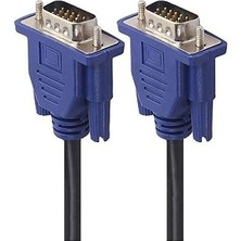 Mey İthalat 15 Pin VGA Monitör Uzatma Kablosu, Vga'dan Vga'ya, 1.5m
