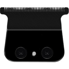 Mey İthalat Babyliss Pro FX787 ve FX726 ile Uyumlu Derin Dişli Dlc Düzeltici Bıçağı, Siyah