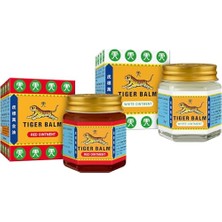 Mey İthalat Kaplan Balsamı Kırmızı Merhem 30G/KAVANOZ Beyaz Merhem 30G/KAVANOZ