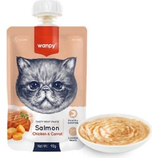 Mey İthalat Taze Somon ve Tavuklu Kedi Et Ezmesi 90 G Tekli