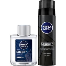 Mey İthalat Deep Dimension Tıraş Köpüğü 200 ml ve Tıraş Sonrası Losyon 100 ml Seti