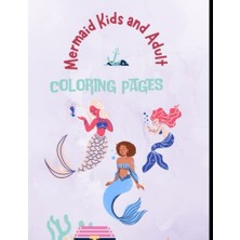 Mey İthalat Girls Coloring Book, Mermaids Themed Sheets, With 50 Little