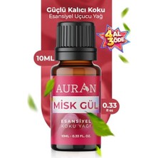 Mey İthalat Misk ve Gül Esansiyel Uçucu Koku Yağı, Difüzör ve Buhurdanlık Esansı, Aromaterapi Yağı, 10 ml