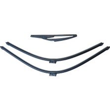 Mey İthalat Ön ve Arka Cam Silecek Seti 1609967080, Citroen C4 ile Uyumlu 2011-2017