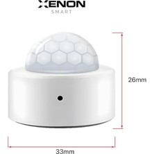 Mey İthalat Hareket Sensörü |, Aydınlatma Otomasyonu Akıllı, X7613, Zigbee Kablosuz Pır, Sensör Güvenlik Dedektörü