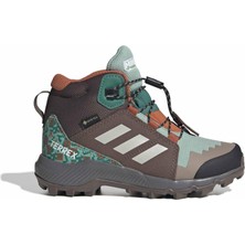 AKK1756 Adidas Terrex Mıd Gtx Mınecraft K Kadın Bot ve Çizme Kahve