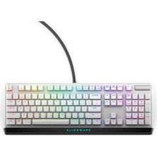 Mey İthalat AW510K Düşük Profilli Rgb Oyun Klavyesi, Cherry Mx Kırmızı Anahtar, Medya Kontrolleri ve USB Geçişi, Ay Işığı