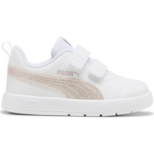 P408382 Puma Courtflex V3 Glitz V Inf Bebek Spor Ayakkabı Beyaz