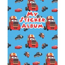 Mey İthalat My Sticker Album: Sticker Book For Boys & Girls Blank Sticker Collecting Album Activity Book For Kids &, Children, Car And Monster Album For Preserve Nurture Kids