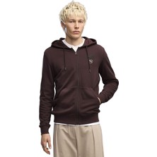 P694303 Puma Class Full-Zip Hoodie Erkek Ceket Kahve
