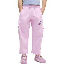 P637636 Puma x Dora T7 Barrel Pants Çocuk Eşofman Altı Pembe