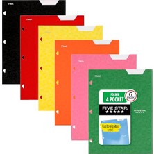 Mey İthalat Viertaschen Klasör, 6er-Pack