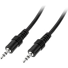 Mey İthalat SL-859 Stereo Ses Kablosu, 1.5m, Siyah