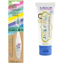 Mey İthalat Doğal Diş Bakım Seti, Bunny&koala Diş Fırçası ve Sakız Aromalı Macun 50G