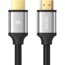 Mey İthalat 4K 60Hz 18GBPS Hdr Arc Hdcp HDMI 2.0 Kablo, 2 Metre
