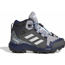 AKK1755 Adidas Terrex Mıd Gtx Mınecraft K Çocuk Bot ve Çizme Antrasit