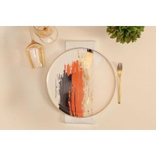 Mey İthalat Dash Desen4 Düz Tabak 27 cm
