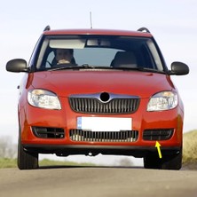 Mey İthalat Skoda Fabia 2 Makyajsız 2007-2010 Uyumlu Ön Tampon Sol Kapak, Sissiz 5J0807367