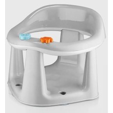 Mey İthalat Bebek Banyo Oturağı - Vakum Tabanlı Bebek Mama Oturağı, Gri