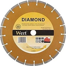 Mey İthalat W 2711/125 Granit Mermer Elmas Testere, Turuncu/gri (125 Mm)