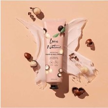 Mey İthalat Love Nature Makademya Yağı Içeren 48 Saat Nemlendirme Sunan Koruyucu El ve Tırnak Kremi 150 ml