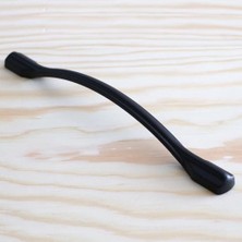 Mey İthalat 160 mm 10 Adet Siyah Metal Inci Kulp Mobilya Mutfak Dolabı Çekmece Dolap Kulpları Kapak Kulpu Kulbu
