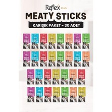 Mey İthalat Meaty Sticks Kedi Ödülü, Karma Paket, 30 Adet