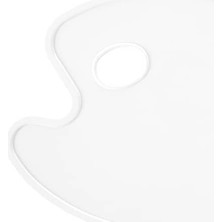 Mey İthalat Şeffaf Godesiz Oval Resim Paleti, 20X30 Cm, Rp 107