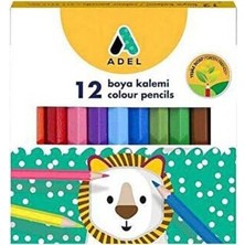 Mey İthalat Boya Kalemi, Yarım Boy, 12 R. (Fsc)