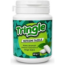 Mey İthalat Nane Aromalı Şekersiz Draje Sakız, 60 G, Tatlandırıcılı, Ferah Nane Aromalı