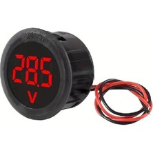 Mey İthalat DC4-100V Kırmızı Dijital Voltmetre Araç Karavan Motosiklet Yat Tekne