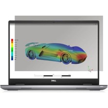Mey İthalat Dell Precision 7670 16 Inç Uyumlu Hayalet Ekran Koruyucu, Yandan Görünmeyen Anti-Spy Gizlilik (Privacy), 9h Temperli Nano Kırılmaz Esnek Cam, Parlama Önleyici