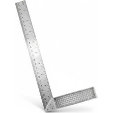 Mey İthalat Alüminyum 25 cm 10 Inch Kaynakçı L Gönye, Marangoz ve Fayansçı L Cetveli