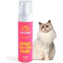 Mey İthalat Kedi Tüy Dökülmesi Karşıtı Kuru Köpük Şampuan, Doğal E Vitamini Sağlığı, Önleyici Bakım Için, 200 ml