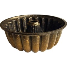 Kitchendore Dilimli Kek Kalıbı Royal Gold Kalın Döküm Üç Katmanlı Kaplama 575 Gram