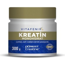 Mey İthalat %100 Saf Mikronize Kreatin Monohidrat, 300G Toz Sporcu Takviyesi
