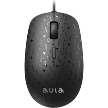 Mey İthalat AM106 Siyah USB Kablolu Optik Mouse, 1000-1600-2000 Dpı