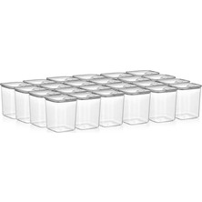 Mey İthalat Pratik Kare Saklama Kabı, 3X700 ml