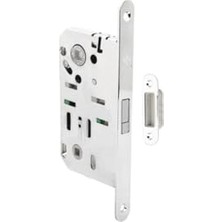 Mey İthalat System Manyetık Wc Tipi Kilit Parlak Krom LC100LT01W Cr, Tek Ebat