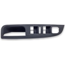 Mey İthalat Sol Ön Kapı Cam Düğme Çerçevesi Siyah 1K4868049C Vw Jetta ile Uyumlu 2006-2010