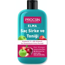 Mey İthalat Aşırı Yağlanma Karşıtı Elmalı Saç Sirke ve Toniği 250 ml