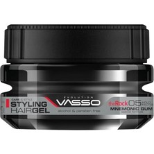 Mey İthalat Ekstra Güçlü Tutuşlu Saç Jölesi, Tüm Saç Tipleri, Ultra Tutuş ve Islak Görünüm, Mnemonıc Gum Therock, 250 ml