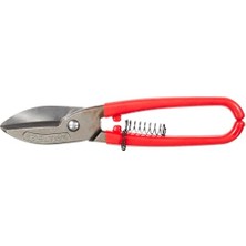Mey İthalat 6821270300 Tenekeci Makası Yaylı, Kırmızı/gri, 300 mm
