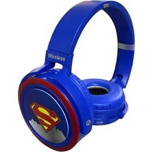 Mey İthalat Superman Kablosuz Bluetooth Katlanabilir Kulak Üstü Kulaklık