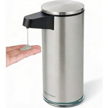 Demy Haus Sensepro Sensörlü Otomatik Sıvı Sabunluk / Şarjlı Paslanmaz Çelik / 380ML 5 Kademel